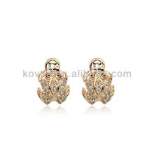 Hottest 925 sterling silver jewelry plated rose gold earrings
